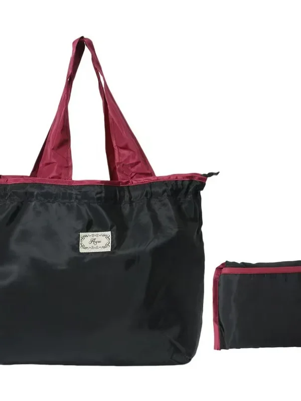 Ultra Lightweight & Compact Grocery Bag - Fold into Pocket, Eco-Friendly Shopping Tote with Zipper