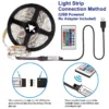 Led USB Strip Light 5M Color Changing 5050 RGB LED Flexible Lights with 24 Keys for Children Gaming Room Home Party TV Backlight