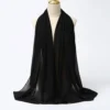 Muslim Chiffon Hijab Scarf Women Long Solid Color Head Wrap For Women Hijabs Scarves Ladies Muslim Veil Jersey Hijabs