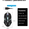 2023 Latest High Quality Ergonomic Design Gaming Mouse Desktop Computer Laptop USB Backlit Mouse Manufacturers Hot Sale
