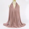 Muslim Chiffon Hijab Scarf Women Long Solid Color Head Wrap For Women Hijabs Scarves Ladies Muslim Veil Jersey Hijabs