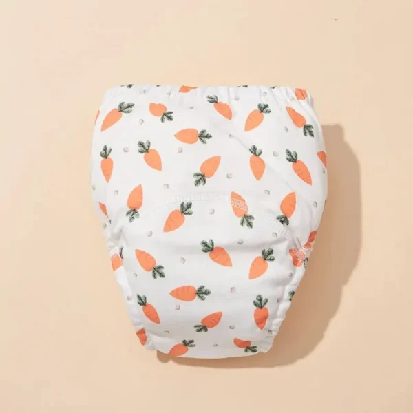 6 Layer Waterproof Reusable Cotton Baby Training Pants Infant Shorts Underwear Cloth Baby Diaper Nappies Panties Nappy Changing