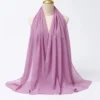 Muslim Chiffon Hijab Scarf Women Long Solid Color Head Wrap For Women Hijabs Scarves Ladies Muslim Veil Jersey Hijabs