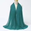 Muslim Chiffon Hijab Scarf Women Long Solid Color Head Wrap For Women Hijabs Scarves Ladies Muslim Veil Jersey Hijabs