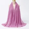 Muslim Chiffon Hijab Scarf Women Long Solid Color Head Wrap For Women Hijabs Scarves Ladies Muslim Veil Jersey Hijabs