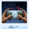 SL17 Magnetic Phones Cooler Back-Clip 2 in 1 Game Cooler Semiconductor Fast Phone Cooling Fan for IOS Android Phone