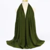 Muslim Chiffon Hijab Scarf Women Long Solid Color Head Wrap For Women Hijabs Scarves Ladies Muslim Veil Jersey Hijabs