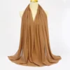 Muslim Chiffon Hijab Scarf Women Long Solid Color Head Wrap For Women Hijabs Scarves Ladies Muslim Veil Jersey Hijabs