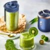 Portable Juicer Cup Smoothie Blender 6 Blade Blender Bottle  Household Fruit Juicer Cup USB Rechargeable Juicer Kitchen Tool