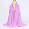 Muslim Chiffon Hijab Scarf Women Long Solid Color Head Wrap For Women Hijabs Scarves Ladies Muslim Veil Jersey Hijabs