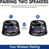 Portable Bluetooth Speaker G200 RGB Lighting Magnetic Speaker BT5.3 Mini Sound Box 7 Hours Playback Phone Holder