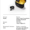 Realfit F3 ANC Active Noice Cancellation Bluetooth Earphones ENC Call HIFI Stereo Superb Bass Wireless Earbuds Sport Gaming