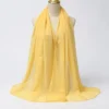 Muslim Chiffon Hijab Scarf Women Long Solid Color Head Wrap For Women Hijabs Scarves Ladies Muslim Veil Jersey Hijabs