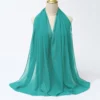 Muslim Chiffon Hijab Scarf Women Long Solid Color Head Wrap For Women Hijabs Scarves Ladies Muslim Veil Jersey Hijabs