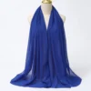 Muslim Chiffon Hijab Scarf Women Long Solid Color Head Wrap For Women Hijabs Scarves Ladies Muslim Veil Jersey Hijabs