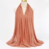 Muslim Chiffon Hijab Scarf Women Long Solid Color Head Wrap For Women Hijabs Scarves Ladies Muslim Veil Jersey Hijabs