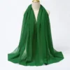 Muslim Chiffon Hijab Scarf Women Long Solid Color Head Wrap For Women Hijabs Scarves Ladies Muslim Veil Jersey Hijabs